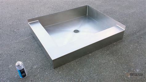 sheet metal shower pan|steel shower pans home depot.